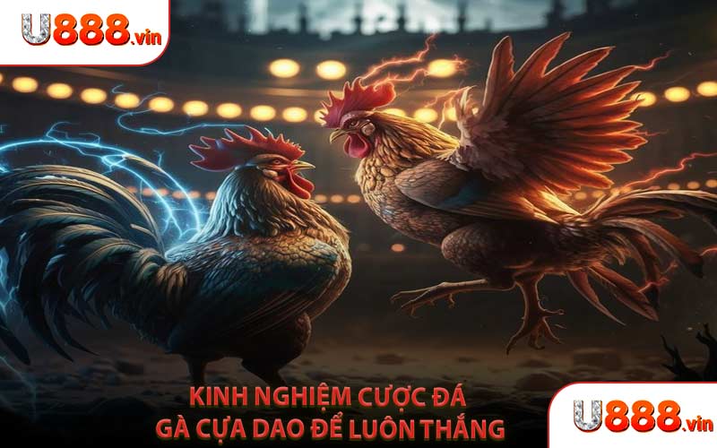 Kinh Nghiệm Cược Đá Gà Cựa Dao Để Luôn Thắng